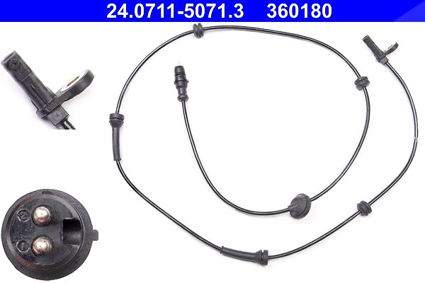 Ate Sensor, Raddrehzahl [Hersteller-Nr. 24.0711-5071.3] für Fiat