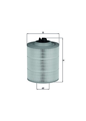 Mahle Luftfilter [Hersteller-Nr. LX2685] für Ford
