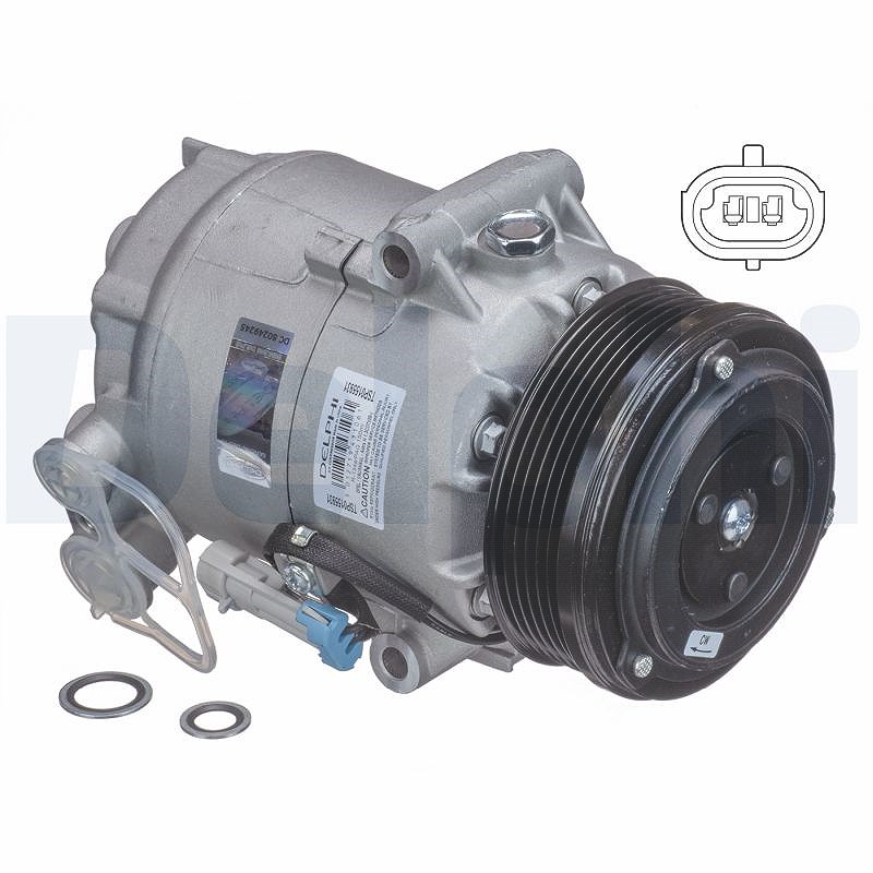 Delphi Kompressor, Klimaanlage [Hersteller-Nr. TSP0155931] für Opel, Vauxhall