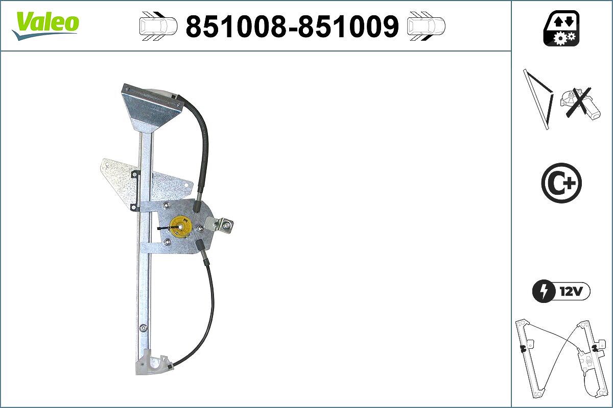 Valeo Fensterheber [Hersteller-Nr. 851008] für Toyota