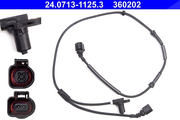 Ate Sensor, Raddrehzahl [Hersteller-Nr. 24.0713-1125.3] für Ford, VW, Seat