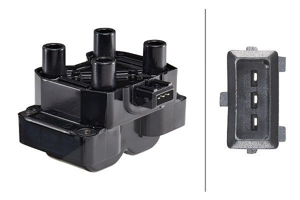 Hella Zündspule [Hersteller-Nr. 5DA193175-691] für Honda, Fiat, Peugeot, Alfa Romeo, Land Rover, Citroën, Lancia, Kia