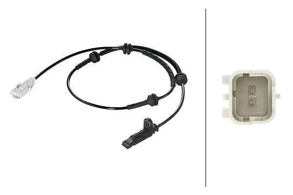 Hella Sensor, Raddrehzahl [Hersteller-Nr. 6PU012039-931] für Peugeot