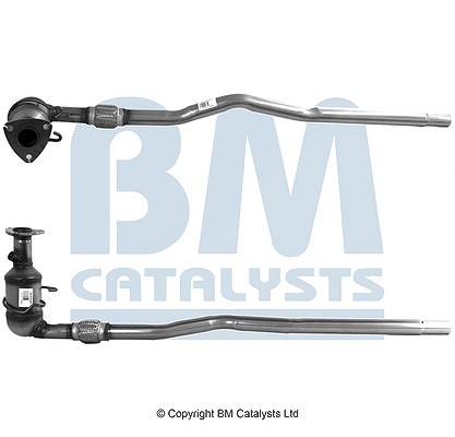 Bm Catalysts Katalysator mit Anbauteilen [Hersteller-Nr. BM90649H] für Opel, Vauxhall