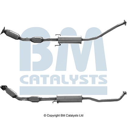 Bm Catalysts Katalysator mit Anbauteilen [Hersteller-Nr. BM91225H] für Toyota