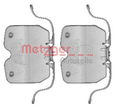 Metzger Autoteile Zubehörsatz, Scheibenbremsbelag [Hersteller-Nr. 109-1759] für BMW