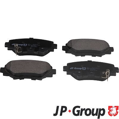 Jp Group Bremsbelagsatz, Scheibenbremse [Hersteller-Nr. 3863701110] für Mazda