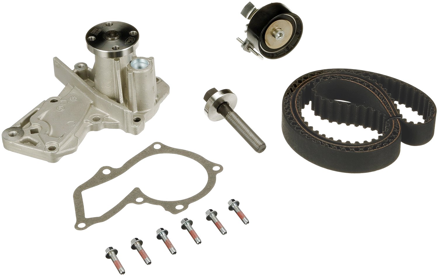 Gates Wasserpumpe + Zahnriemensatz [Hersteller-Nr. KP25669XS] für Ford, Volvo