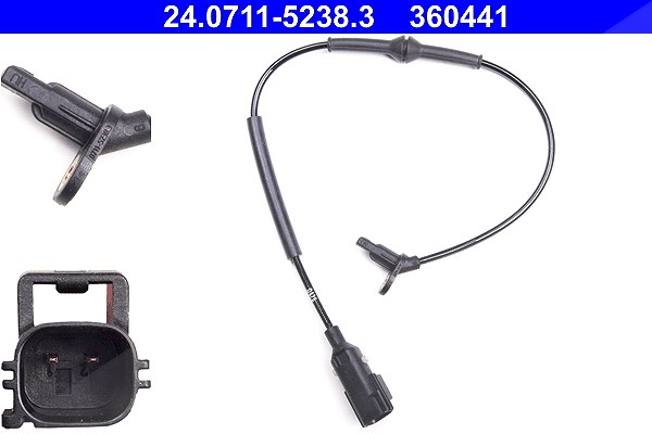 Ate Sensor, Raddrehzahl [Hersteller-Nr. 24.0711-5238.3] für Jaguar
