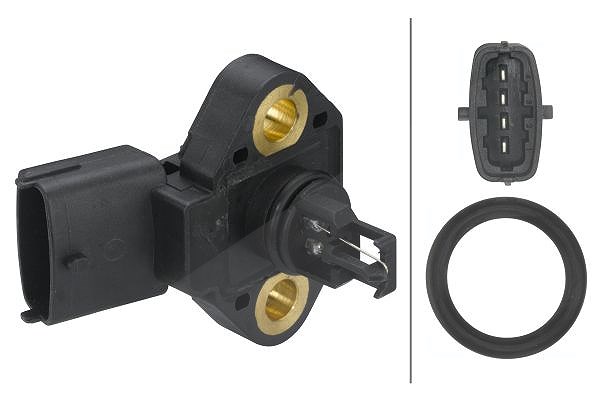Hella Sensor, Ansauglufttemperatur [Hersteller-Nr. 6PP013400-031] für Mercedes-Benz
