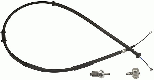 Trw Seilzug, Feststellbremse [Hersteller-Nr. GCH601] für Fiat