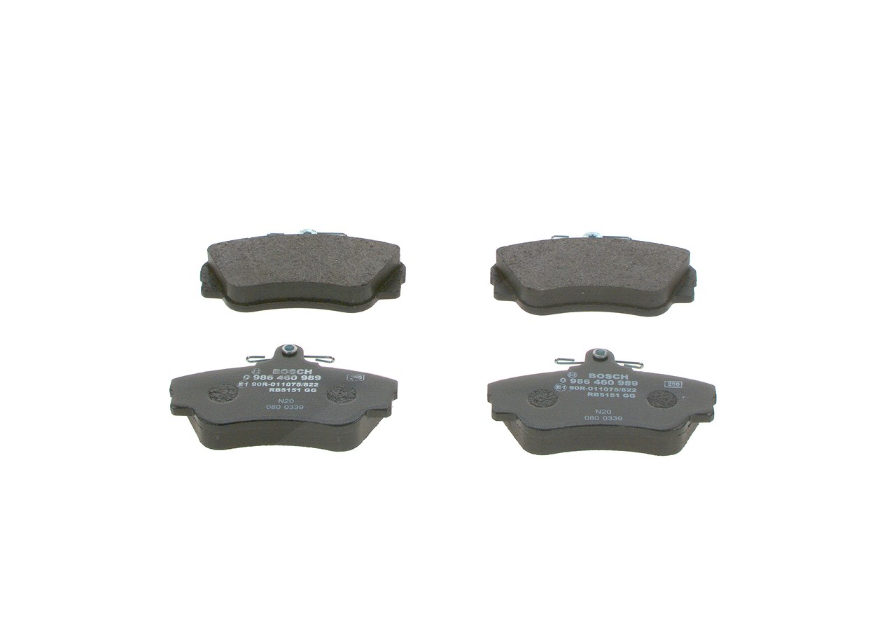 Bosch Bremsbeläge vorne (Satz) [Hersteller-Nr. 0986460989] für Volvo