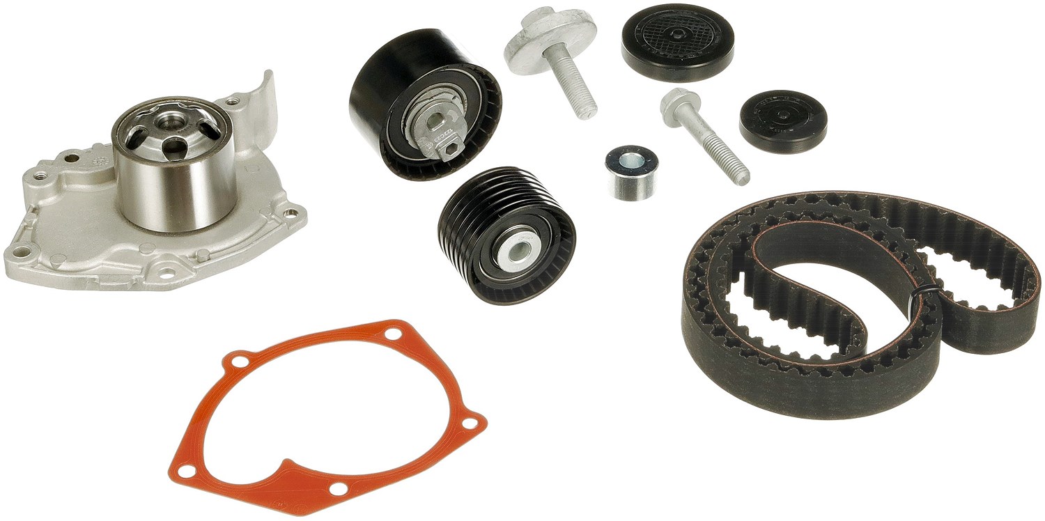 Gates Wasserpumpe + Zahnriemensatz [Hersteller-Nr. KP35550XS] für Renault, Vauxhall, Opel