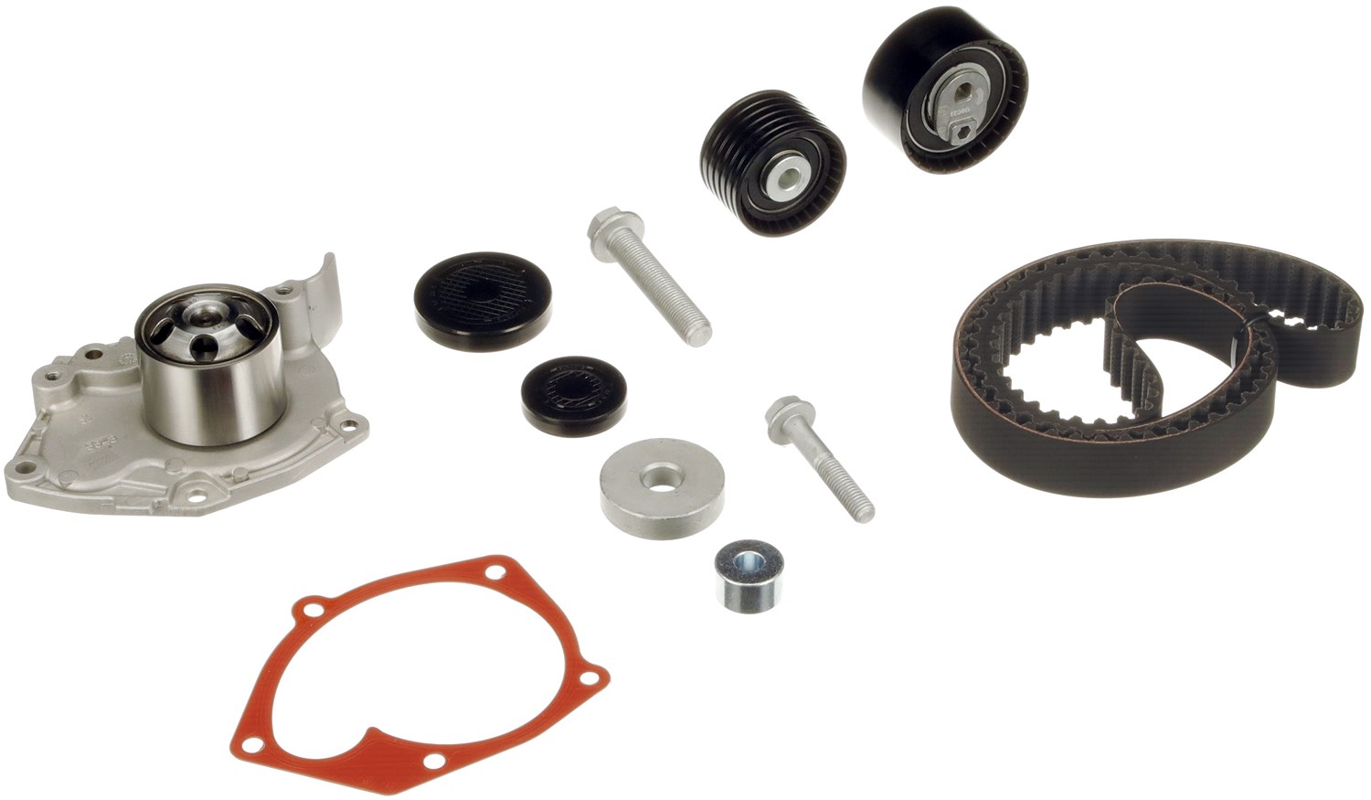 Gates Wasserpumpe + Zahnriemensatz [Hersteller-Nr. KP55550XS] für Nissan, Renault, Opel