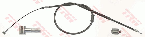 Trw Seilzug, Feststellbremse [Hersteller-Nr. GCH595] für Citroën, Peugeot, Fiat