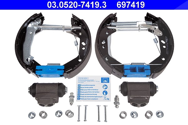 Ate Bremsbackensatz [Hersteller-Nr. 03.0520-7419.3] für Hyundai
