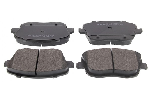 Mapco Bremsbeläge Vorderachse [Hersteller-Nr. 6118] für VW, Seat, Skoda