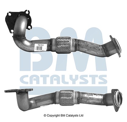 Bm Catalysts Hosenrohr [Hersteller-Nr. BM70151] für Seat, VW