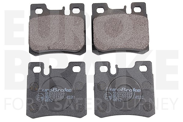 Eurobrake Bremsbelagsatz Hinterachse [Hersteller-Nr. 5502223315] für Mercedes-Benz