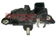 Metzger Autoteile Generatorregler [Hersteller-Nr. 2390001] für Skoda, Iveco, Mercedes-Benz, Porsche, Audi, Citroën, VW