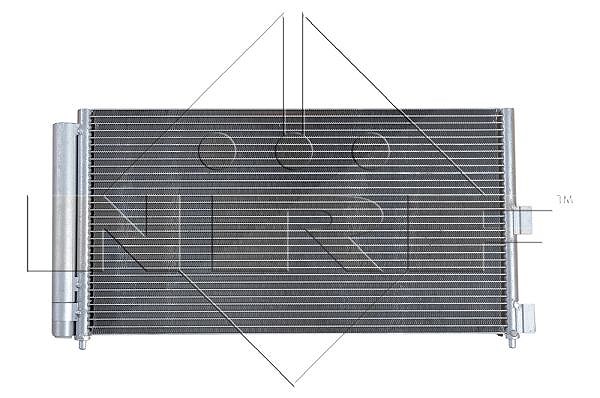 Nrf Kondensator, Klimaanlage [Hersteller-Nr. 35500] für Fiat, Lancia