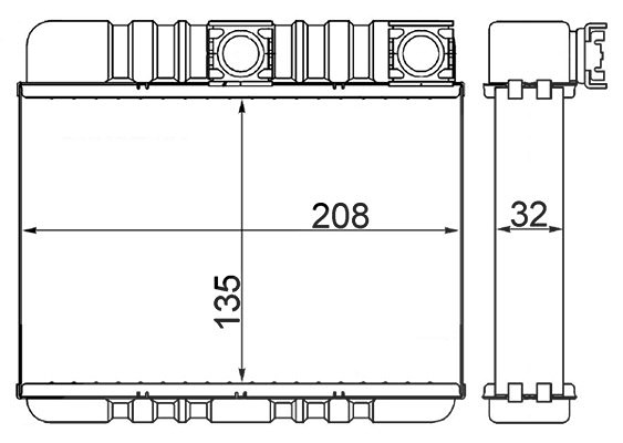 Mahle Wärmetauscher, Innenraumheizung [Hersteller-Nr. AH87000S] für BMW