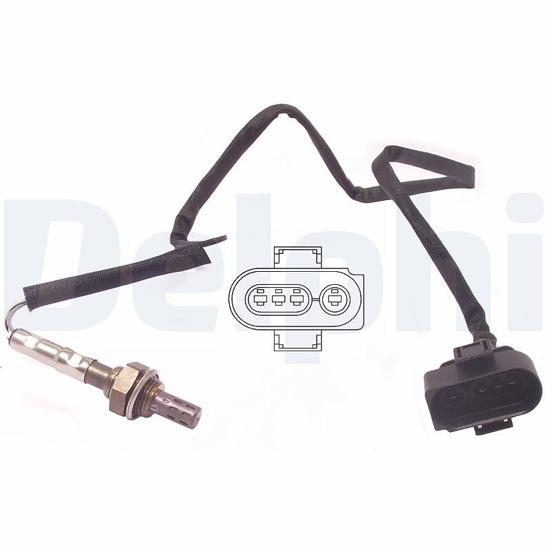 Delphi Lambdasonde [Hersteller-Nr. ES10967-12B1] für Seat, VW, Mazda