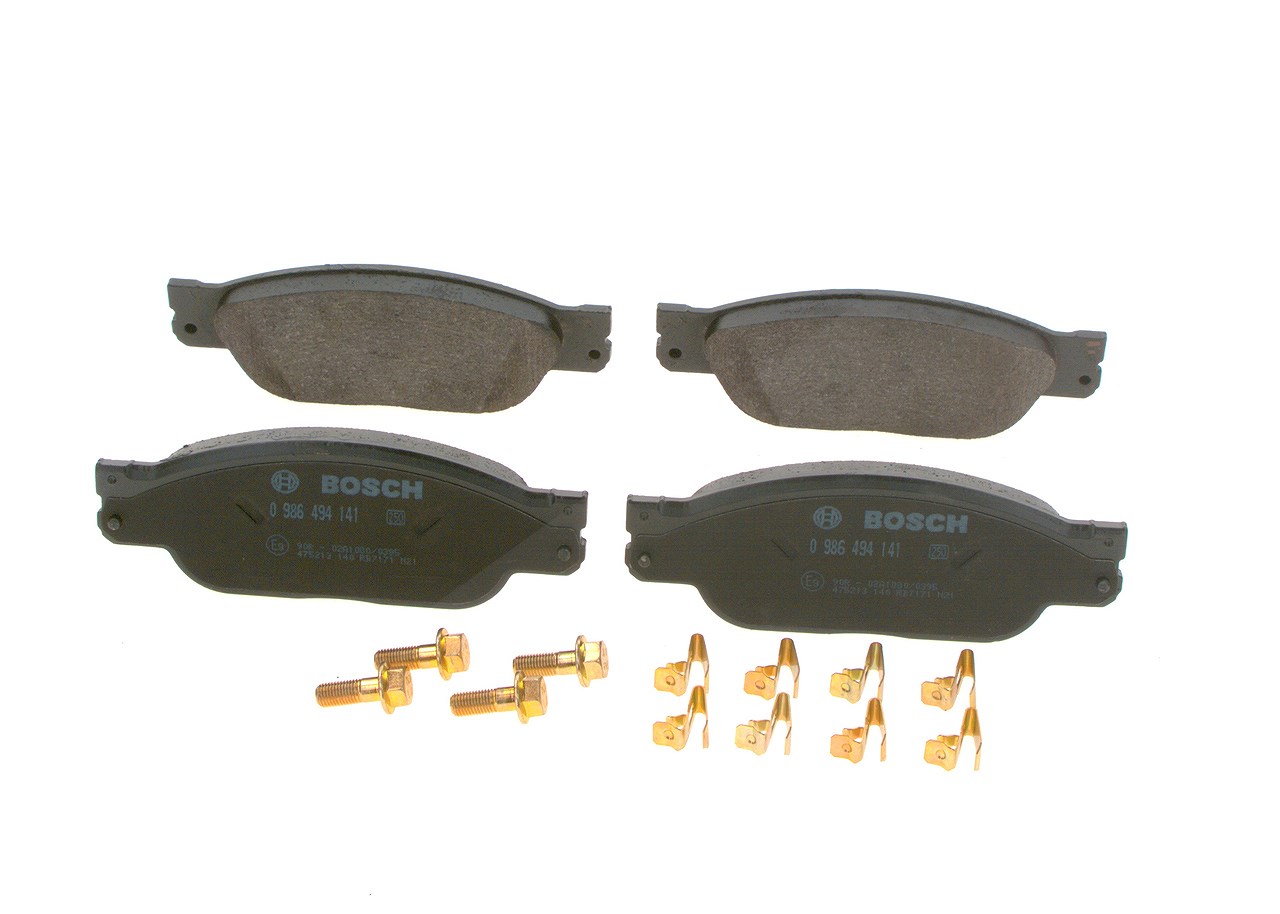 Bosch Bremsbelagsatz, Scheibenbremse [Hersteller-Nr. 0986494141] für Jaguar