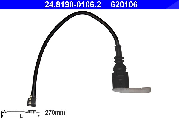 Ate Warnkontakt, Bremsbelagverschleiß [Hersteller-Nr. 24.8190-0106.2] für Audi, VW, Porsche