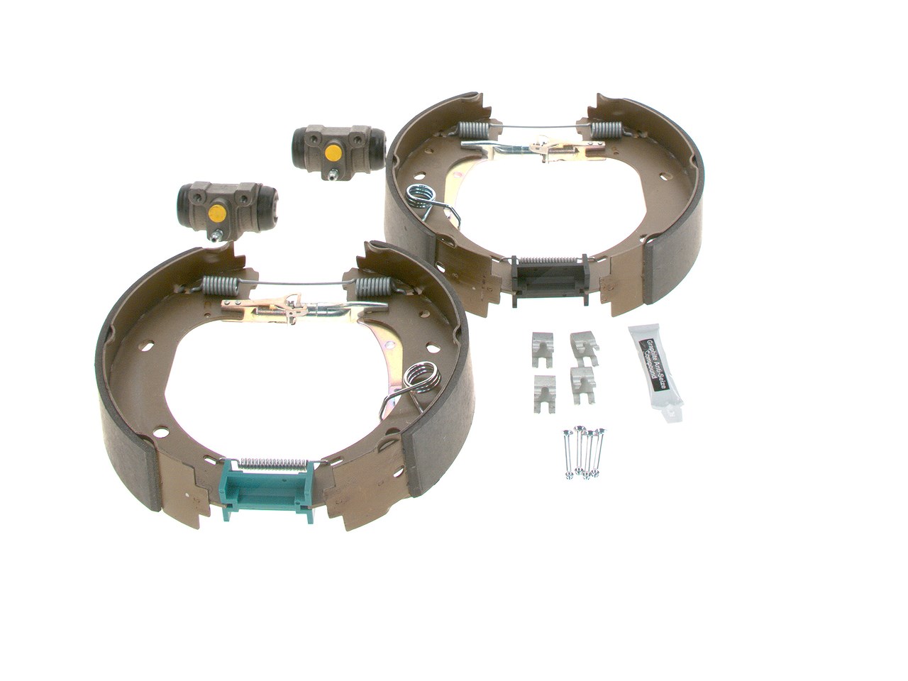 Bosch Bremsbackensatz [Hersteller-Nr. 0204114646] für Fiat, Peugeot, Citroën