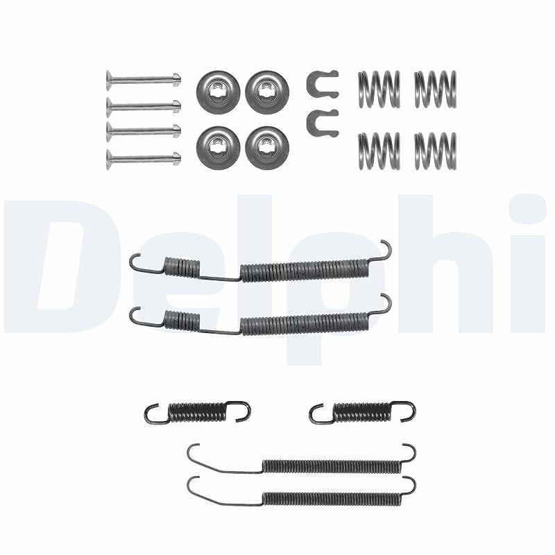 Delphi Zubehörsatz, Bremsbacken [Hersteller-Nr. LY1235] für Subaru, Mitsubishi