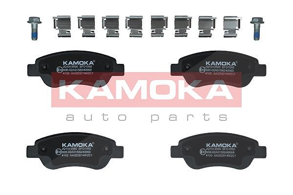 Kamoka Bremsbelagsatz, Scheibenbremse [Hersteller-Nr. JQ1013580] für Peugeot, Toyota, Citroën