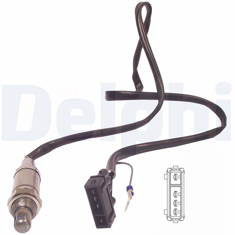 Delphi Lambdasonde [Hersteller-Nr. ES11010-12B1] für VW, Nissan, Seat