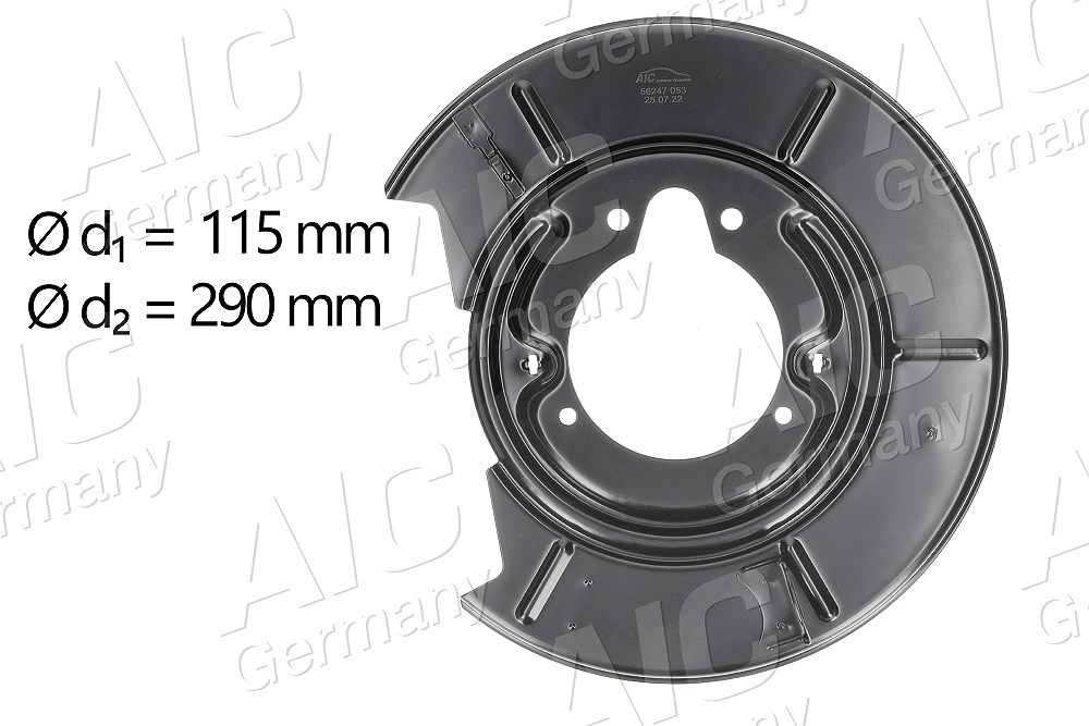Aic Spritzblech, Bremsscheibe [Hersteller-Nr. 56247] für BMW