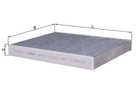 Mahle Filter, Innenraumluft [Hersteller-Nr. LAK153] für Citroën