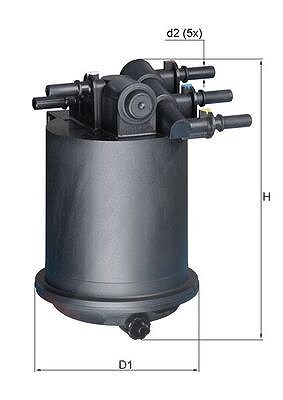 Mahle Kraftstofffilter [Hersteller-Nr. KL414] für Renault, Nissan