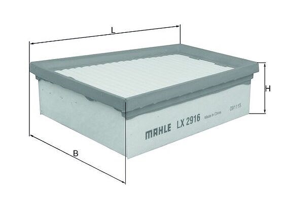 Mahle Luftfilter [Hersteller-Nr. LX2916] für Renault