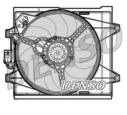Denso Lüfter, Motorkühlung [Hersteller-Nr. DER09048] für Fiat