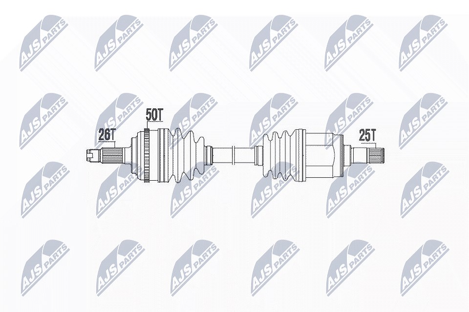 Nty Antriebswelle [Hersteller-Nr. NPW-HD-031] für Honda
