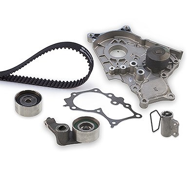 Gates Wasserpumpe + Zahnriemensatz [Hersteller-Nr. KP25562XS-1] für Toyota