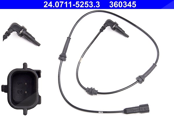 Ate Sensor, Raddrehzahl [Hersteller-Nr. 24.0711-5253.3] für Renault