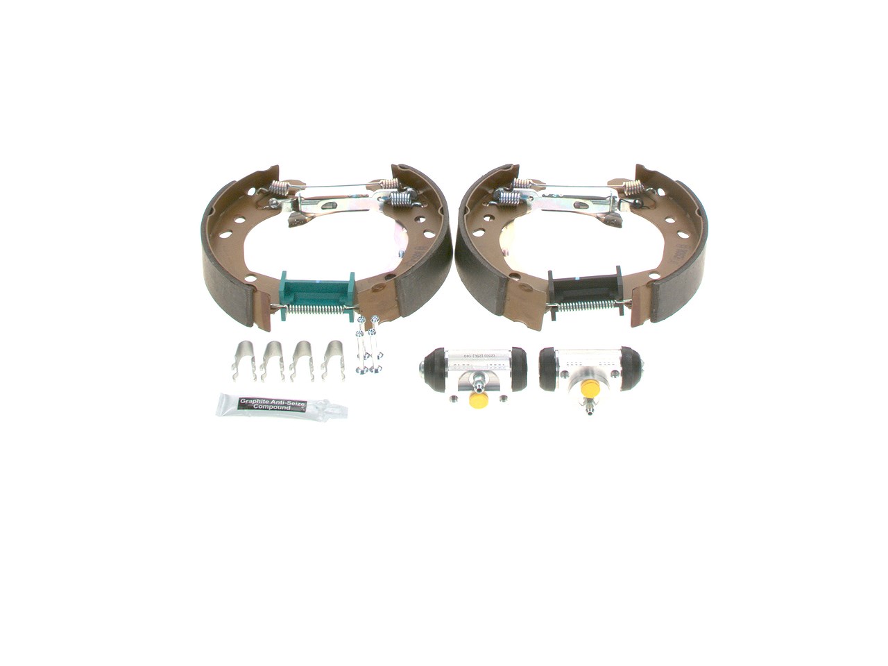 Bosch Bremsbackensatz [Hersteller-Nr. 0204114626] für Renault, Nissan