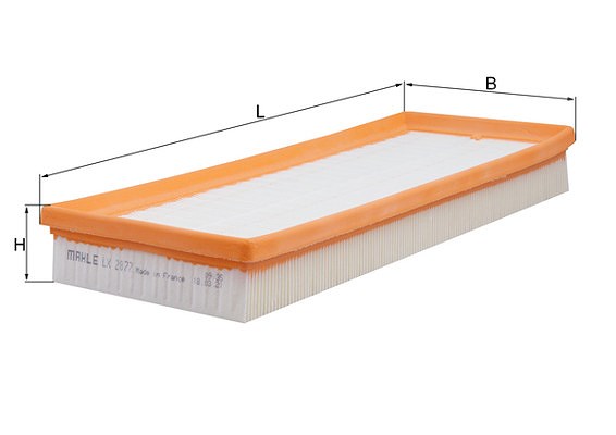 Mahle Luftfilter [Hersteller-Nr. LX2877] für Mercedes-Benz