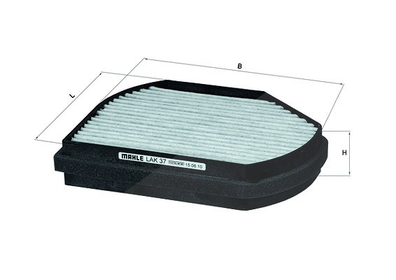 Mahle Filter, Innenraumluft [Hersteller-Nr. LAK37] für Mercedes-Benz, Chrysler