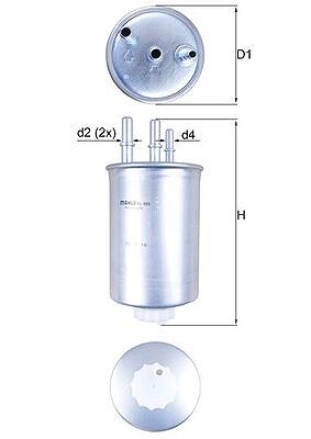 Mahle Kraftstofffilter [Hersteller-Nr. KL505] für Ssangyong