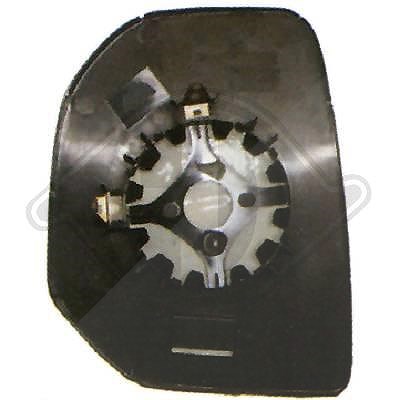Diederichs Spiegelglas, Außenspiegel [Hersteller-Nr. 4013629] für Citroën, Peugeot