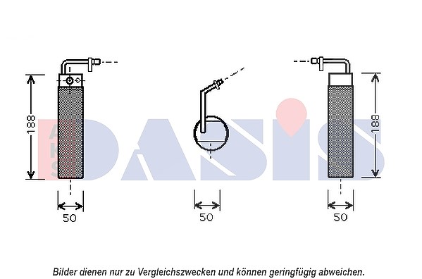 Aks Dasis Trockner, Klimaanlage [Hersteller-Nr. 800613N] für Nissan
