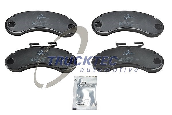 Trucktec Automotive Bremsbelagsatz, Scheibenbremse [Hersteller-Nr. 02.35.302] für Mercedes-Benz