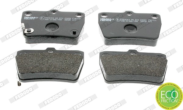 Ferodo Bremsbelagsatz, Scheibenbremse [Hersteller-Nr. FDB1531] für Toyota
