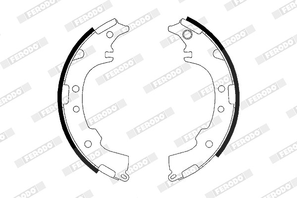 Ferodo Bremsbackensatz [Hersteller-Nr. FSB621] für Daihatsu, Toyota